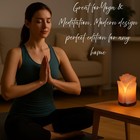 Tulip Shape Himalayan Pink Salt Lamp   Hand-carved Rock Salt Flower Lamp   Na   