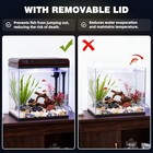  5 Gallon Glass Fish Tank  Aquarium Starter Kit  Self-cleaning 5 Gallon-black