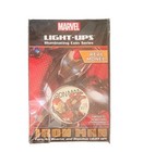 2017 Marvel Light-ups Coin Captain America  Spider Man  Iron Man  lot Of 3 