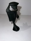 Mid Century Modern Metal Geisha Figure 4  Vintage Sculptures Japan