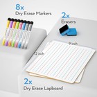 Nicpro Dry Erase Lap Board 9 X 12 Inches 2 Pack 2 9    12 Inches  Lined