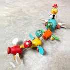 1950s Fisher-price Gabby Goofies Wooden Pull Toy