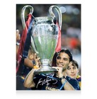 Rafael Marquez Signed Barcelona Photo Framed Champions League Coa