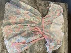 True Vintage Floral Lace Dress 80s Size 6 Girls Sears Youth Dainty Pink