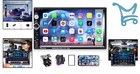 7 Inch Double Din Car Stereo Mp5 Bluetooth Radio Usb Fm Backup Camera Remote