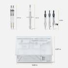 Nicpro 22 Pcs Compass Geometry Tools With Case  Drafting Tools Geometry Set With