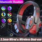 Wireless Gaming Headset Headphones Surround Bass For Pc Laptop Ps4 Ps5 Xbox One