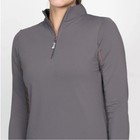 Eis Cool Sun Shirt Long Sleeve 1 4 Zip Gray Equestrian Shirt Size 2x
