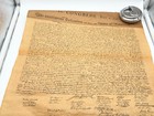 Authentic Replica Declaration Of Independence Printed On Antique Style Paper