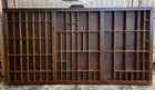 Antique Hamilton Printer s Tray Letterpress Type Case Display Shadow Box 32 x17 