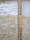 Antique handmade bobbin lace huge Amount Approx 15 Feet X 10  each One Different