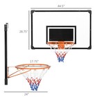 Soozier Wall Mounted Basketball Hoop With Shatter Proof Backboard