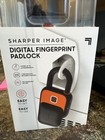 Sharper Image Fingerprint Digital Smart Padlock For Locker Bike Door Gate Home