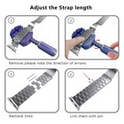 Stainless Steel Metal Watch Band Strap For Apple Watch Series 10 9 8 7 6 5 4 3 2