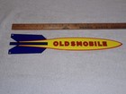 Vintage Oldsmobile Bomb Rocket General Motors Chevrolet 17  Metal Gasoline Sign 