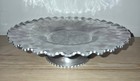 Vintage Cromwell Aluminum Hand Forged Footed Fruit Bowl Read