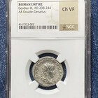 Roman Empire Ad 238-244 Ar Silver Double-denarius Gordian Iii Ngc Ch Vf