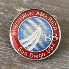 Air Space America San Diego 1988 Lapel Pin Hat Vest    a8 