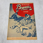 1948 Boston Braves Field Vs  Pittsburgh Pirates Program And Scorecard Unscored