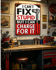 Vintage Funny Mechanic Tin Sign Retro Garage Man Cave Wall Decor Sarcastic Quote