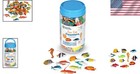 Soft Rubber Fish Counters Set Of 60 - Perfect Toy For Counting And Matching