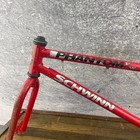 Vintage Schwinn Phantom Fw Bmx Frame Set Red 20  Mid School Old School Bmx