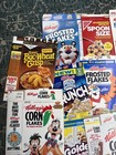 1980s To 2000s Cereal Box Lot Of 30 General Mills  Kellogg   s  Ralston  Post