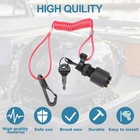 5005801 Boat Ignition Switch Key Assembly With Safety Lanyard Fits For Johnson 