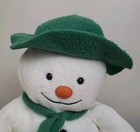 Vintage The Snowman Raymond Briggs Book 15  Soft Plush Green Hat And Scarf