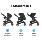 Graco Modes 3 Lite Platinum Travel System   Snugride 35 Dlx  Wit  no Org  Box 