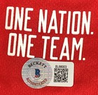 Alex Morgan Signed 2017 Nike Usa Women s Red Soccer Jersey Bas