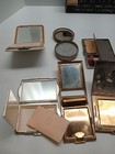 Lot Of 8 Vintage Powder Compacts H  Volupte  Cara Nome  More To Come