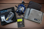 Free Ship Ocean Reef G diver Full Face Scuba Diving Mask Neptune Blue M l Tested