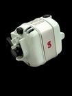 Vintage Singer White Celery Featherweight 221k Sewing Machine 240-250 Volt Motor