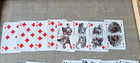 Very Rare Vintage German Playing Cards Deck Figurative Sculptures In The Berlin