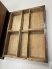 3 Decanter Tantalus Cabinet Hidden Drawer With Lock   Key C1900 Gorgeous 