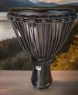 Toca Freestyle 14  Djembe Hand Drum Black Mamba Rope Tuned Percussion Bag   