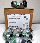 Box Of 5 Liquidtight 90   Connectors 3 4  American Fittings Corp Str-7590 New Usa