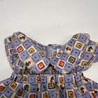 Build A Bear Rare Vintage Dress Blue Flower Patchwork Teddy Girl Cotton Clothes
