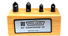 Weldon  99044-94 Wc-set 82 Deg Countersink 4 Piece Set - Zero Flute - New 