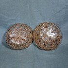 Set 2pc Collectible Natural Seashells Home Event Wedding Decor Aquarium Empty