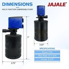 3in1 Aquarium Internal Filter Water Pump Oxygen 210 Gph 1pc 