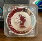 1992 2oz Australian Kookaburra  9999 Silver Coin In Capsule Perth Mint 2oz
