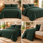 Comforter Cotton Duvet Cover Set   Pillow  Washed Pure Softened Bedding Set