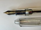Ellington Pens Fountain Pen Clarity Transparent Clear Medium Nib New