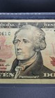 Look Rare  2013  10 Dollar Federal Reserve Note Heavy Orange Ink Error Bleed