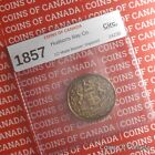 1857 Canada Hudson s Bay Company 1 2 Made Beaver Hbc Impaired  coinsofcanada
