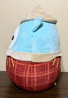 Squishmallow Winston 18   Owl Scarecrow  Halloween Kellytoy