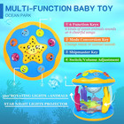 Baby Toys 6 To 12 Months - Musical Projector Rotating Light Up Toys  Tummy Time