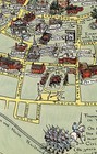 Pictorial Map Concord Massachusetts Family History Wall Art Poster Print Decor